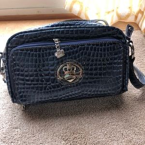 Kathy Ireland blue crossbody purse